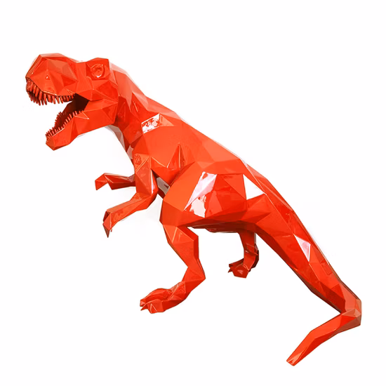 Passen Sie eine riesige Fiberglas-Dinosaurierstatue/lebensgroße große Dinosaurierskulpturen aus Harz für die Parkdekoration an
